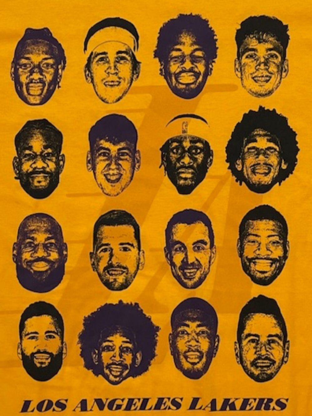 Los Angeles Lakers 2026 Playoffs SGA XL T Shirt 4/18/26--NEW